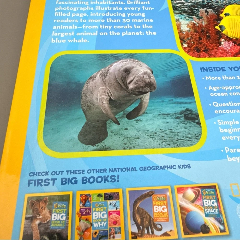 National Geographic Kids First Big Book of the Ocean Hardcover Catherine Hughes